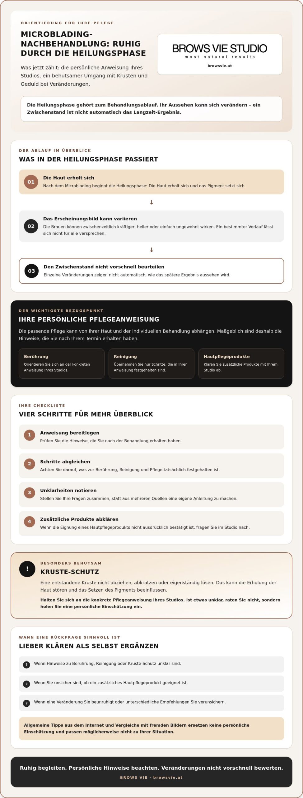 Microblading Nachbehandlung Wien: So begleiten Sie die Heilungsphase