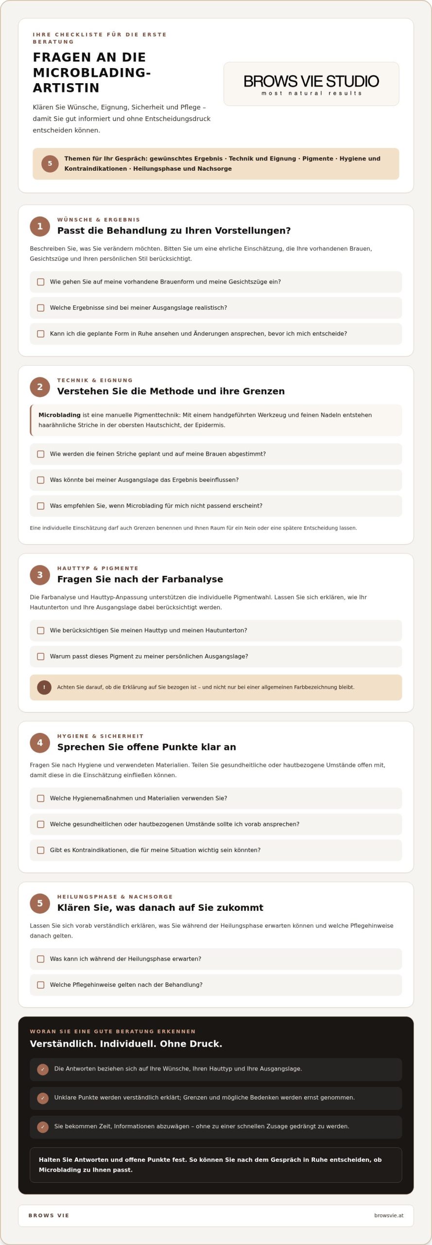 Fragen an eine Microblading-Artistin: Ihre Checkliste vor dem Termin